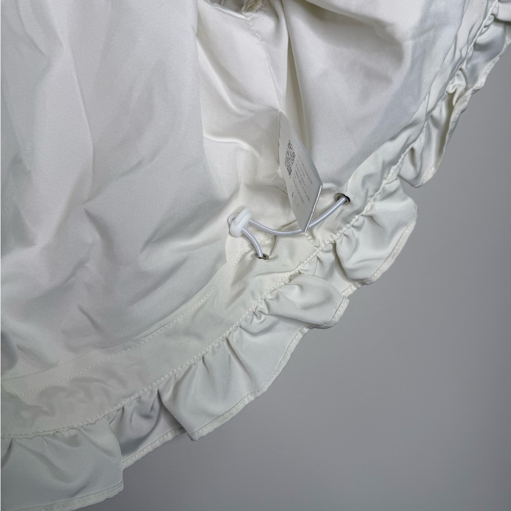 Cider STAND COLLAR SOLID RUFFLE VEST - Picture 12 of 12